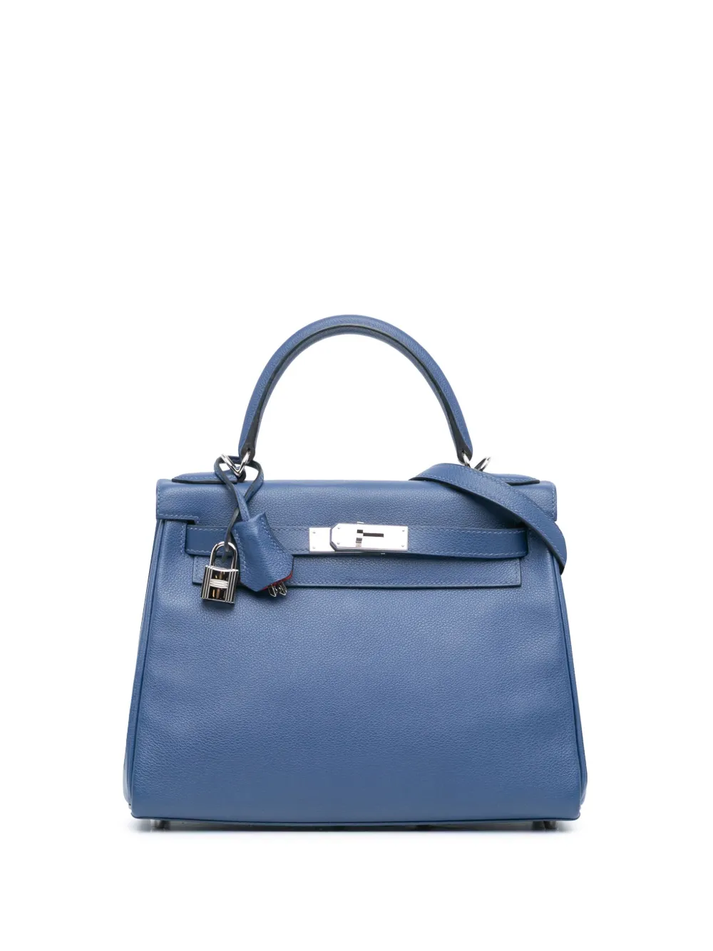 Hermès Pre-Owned 2018 トゴ ケリー II ルトゥルネ 28 サッチェルバッグ - ブルー Hermès Pre-Owned 2018 トゴ ケリー II ルトゥルネ 28 サッチェルバッグ - ブルー