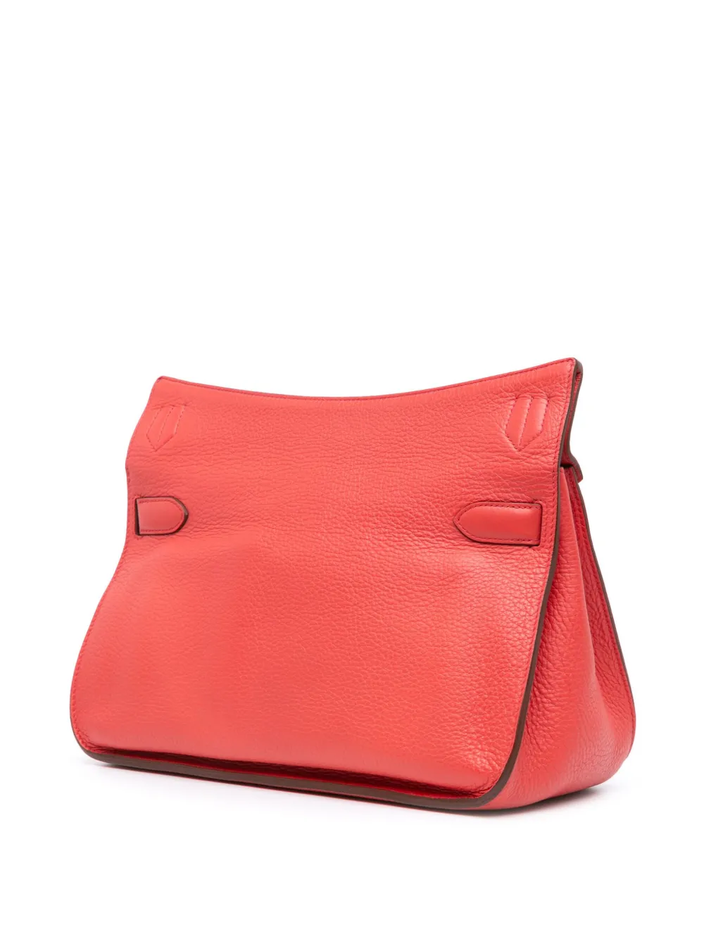 Pre-owned Hermes 2011 Clemence Jypsiere 31 Crossbody Bag In Red