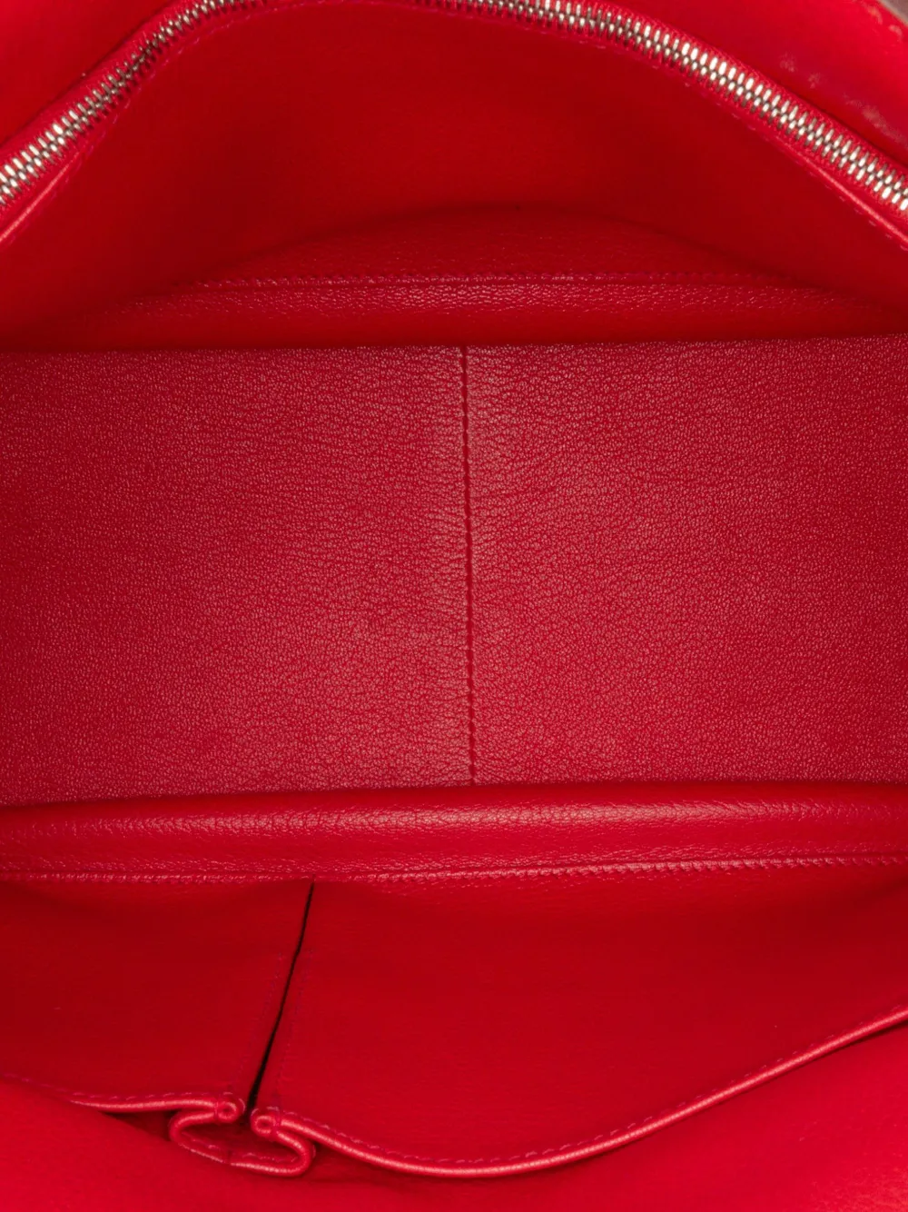 Pre-owned Hermes 2011 Clemence Jypsiere 31 Crossbody Bag In Red