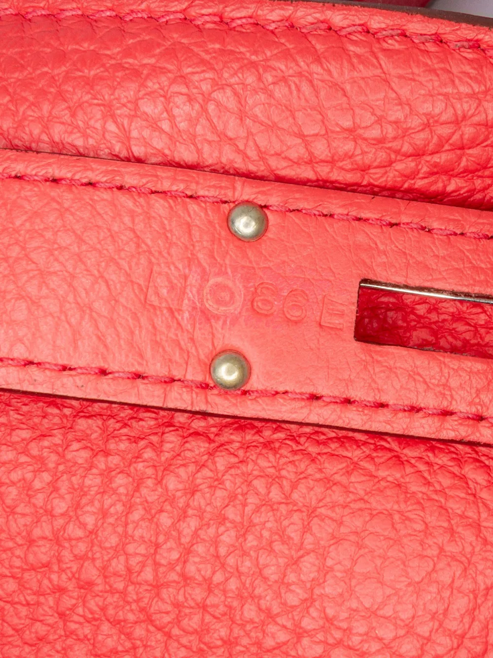 Pre-owned Hermes 2011 Clemence Jypsiere 31 Crossbody Bag In Red