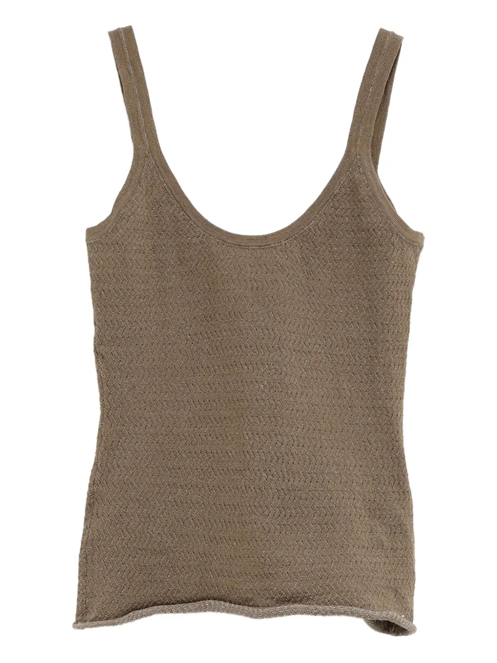 Lauren Manoogian cropped top | Brown | Image 1