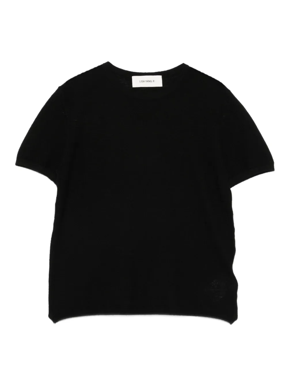 Lisa Yang Short-sleeve Cashmere Top