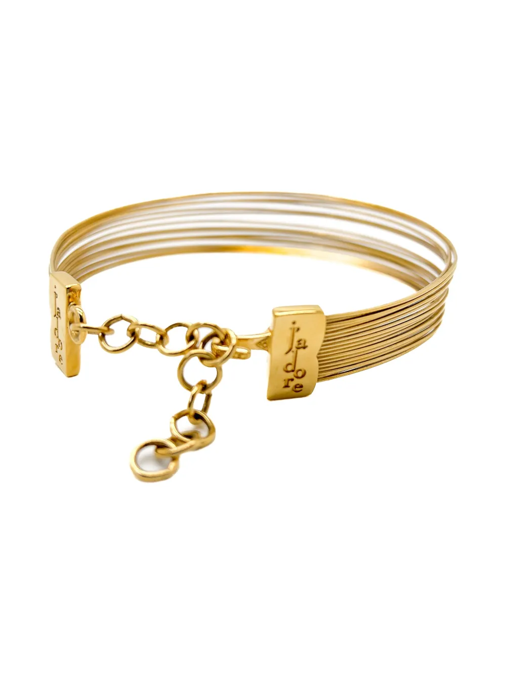 Pre-owned Dior 1990s X John Galiano J'adore Tribale Collar And Cuff In Gold