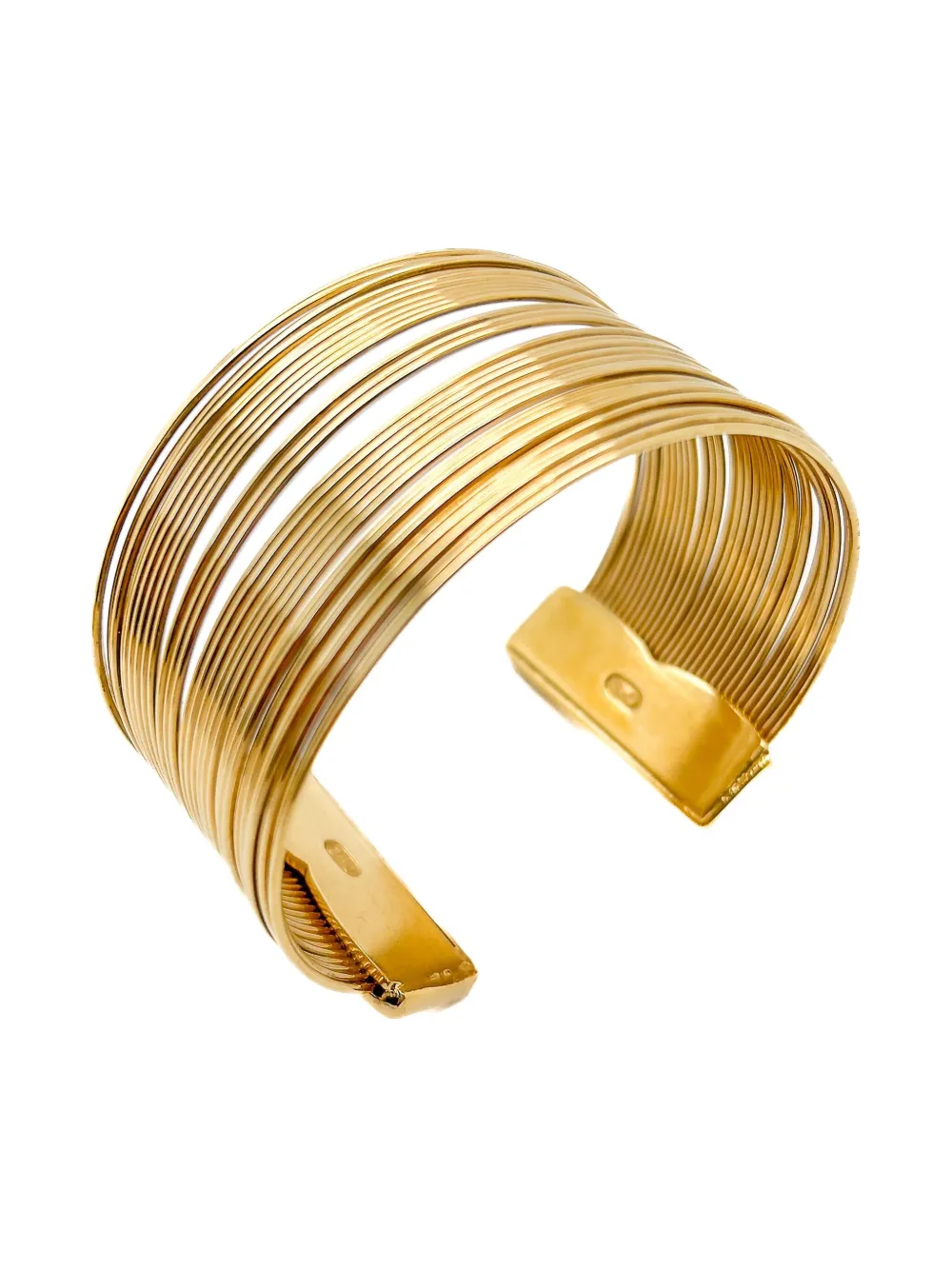 Pre-owned Dior 1990s X John Galiano J'adore Tribale Collar And Cuff In Gold