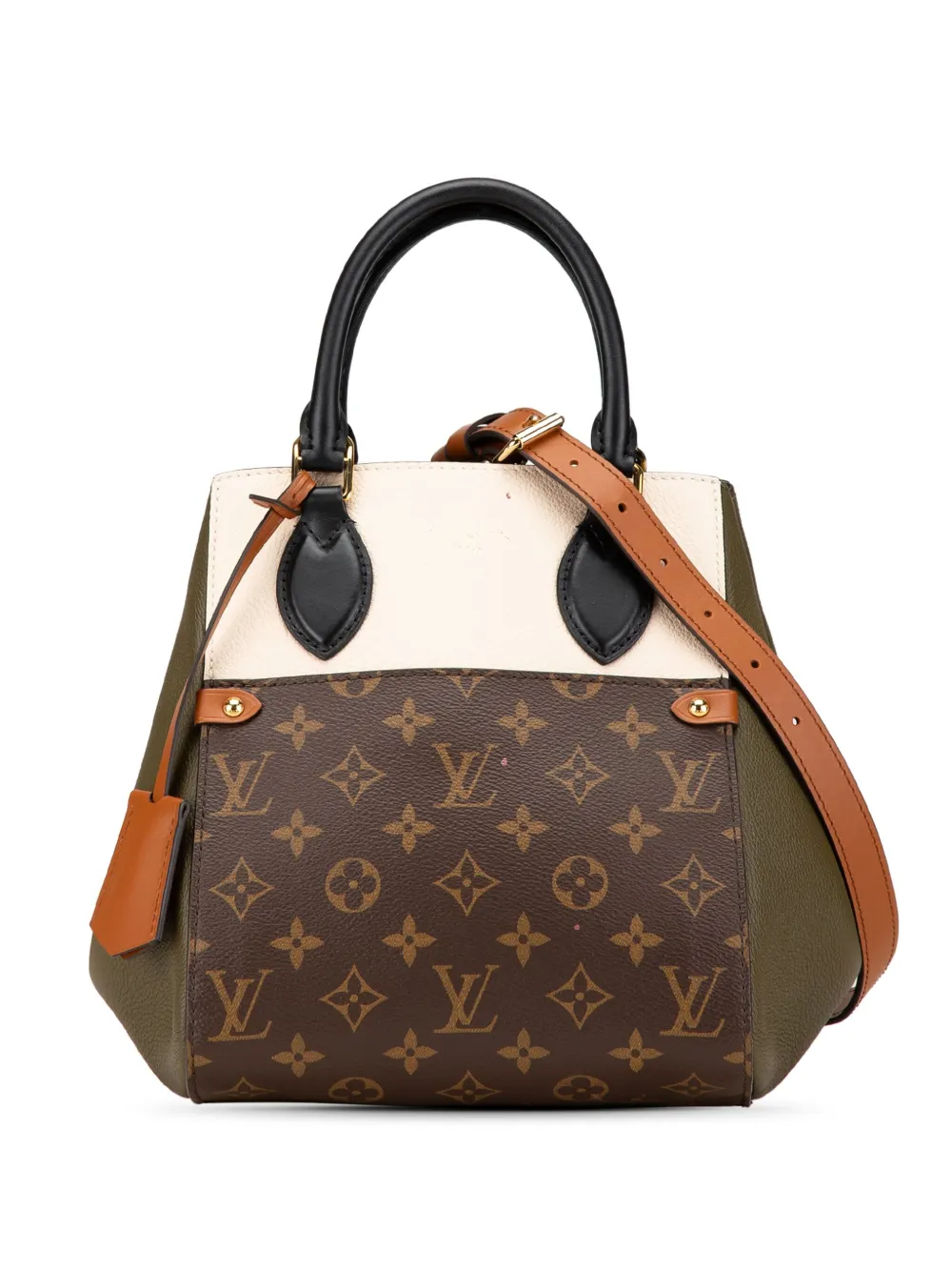 Louis Vuitton Pre-Owned 2020 モノグラム フォールド トート PM サッチェルバッグ - ブラウン Louis Vuitton Pre-Owned 2020 モノグラム フォールド トート PM サッチェルバッグ - ブラウン