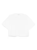 Yves Salomon cut out-detail blouse - White