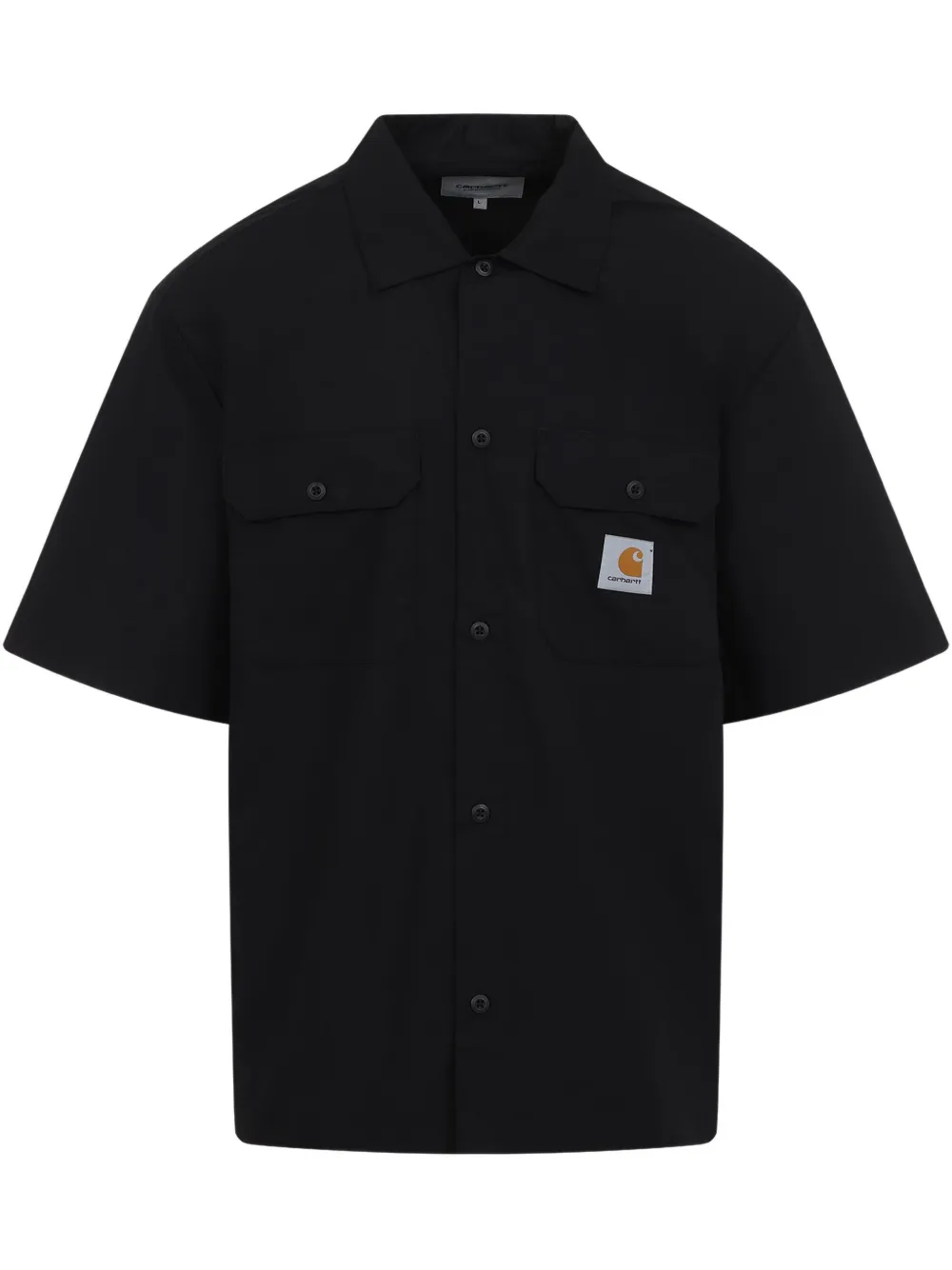 logo-patch shirt