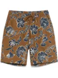 Universal Works floral-print shorts - Brown