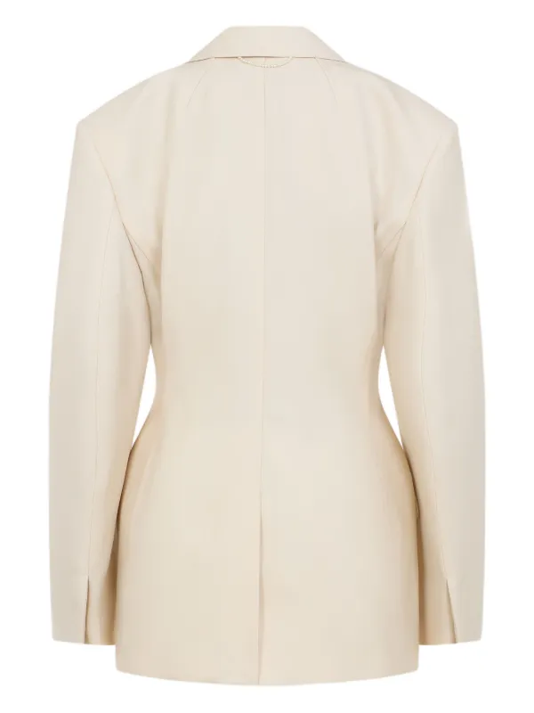 Carven Wool Blazer | Neutrals | FARFETCH