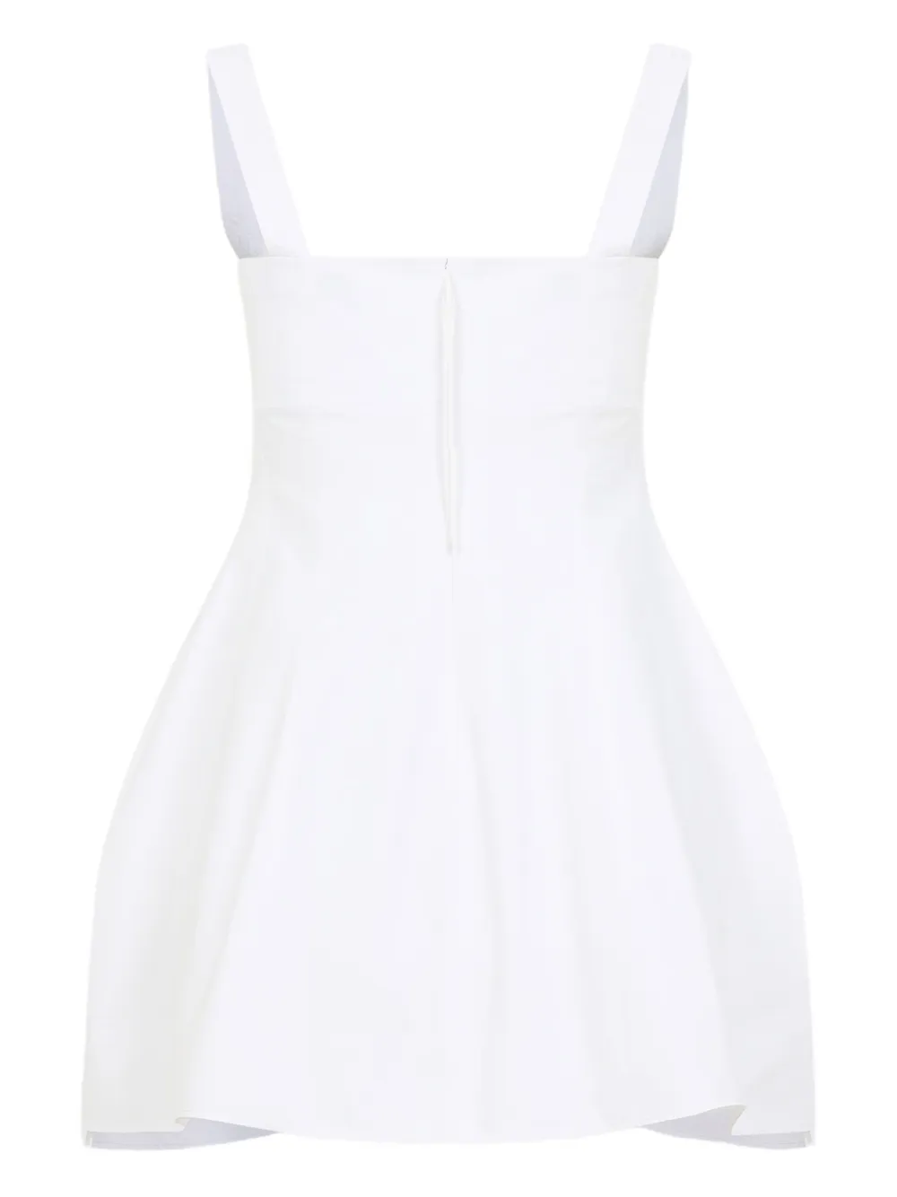 Shop Carven Poplin Top In 白色