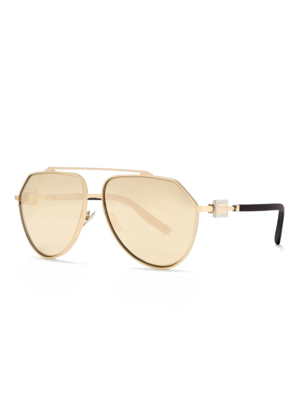 Dolce & Gabbana Eyewear Zonnebril met piloten montuur - Goud