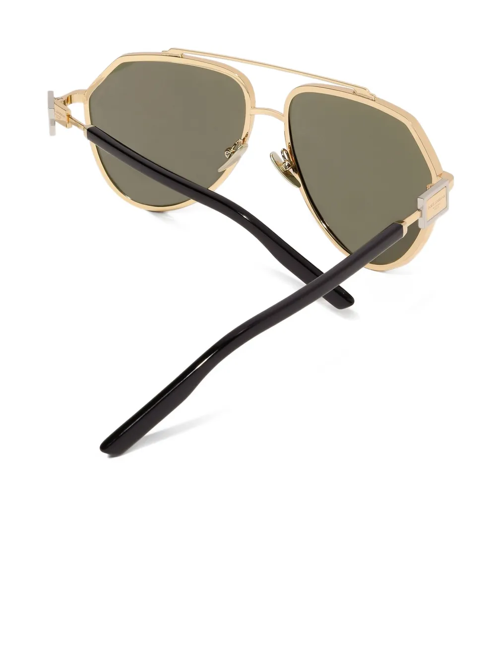 Dolce & Gabbana Eyewear Zonnebril met piloten montuur Goud