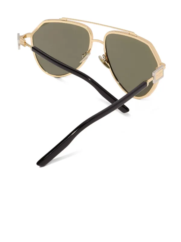 Dolce & Gabbana Eyewear パイロット サングラス | ゴールドトーン
