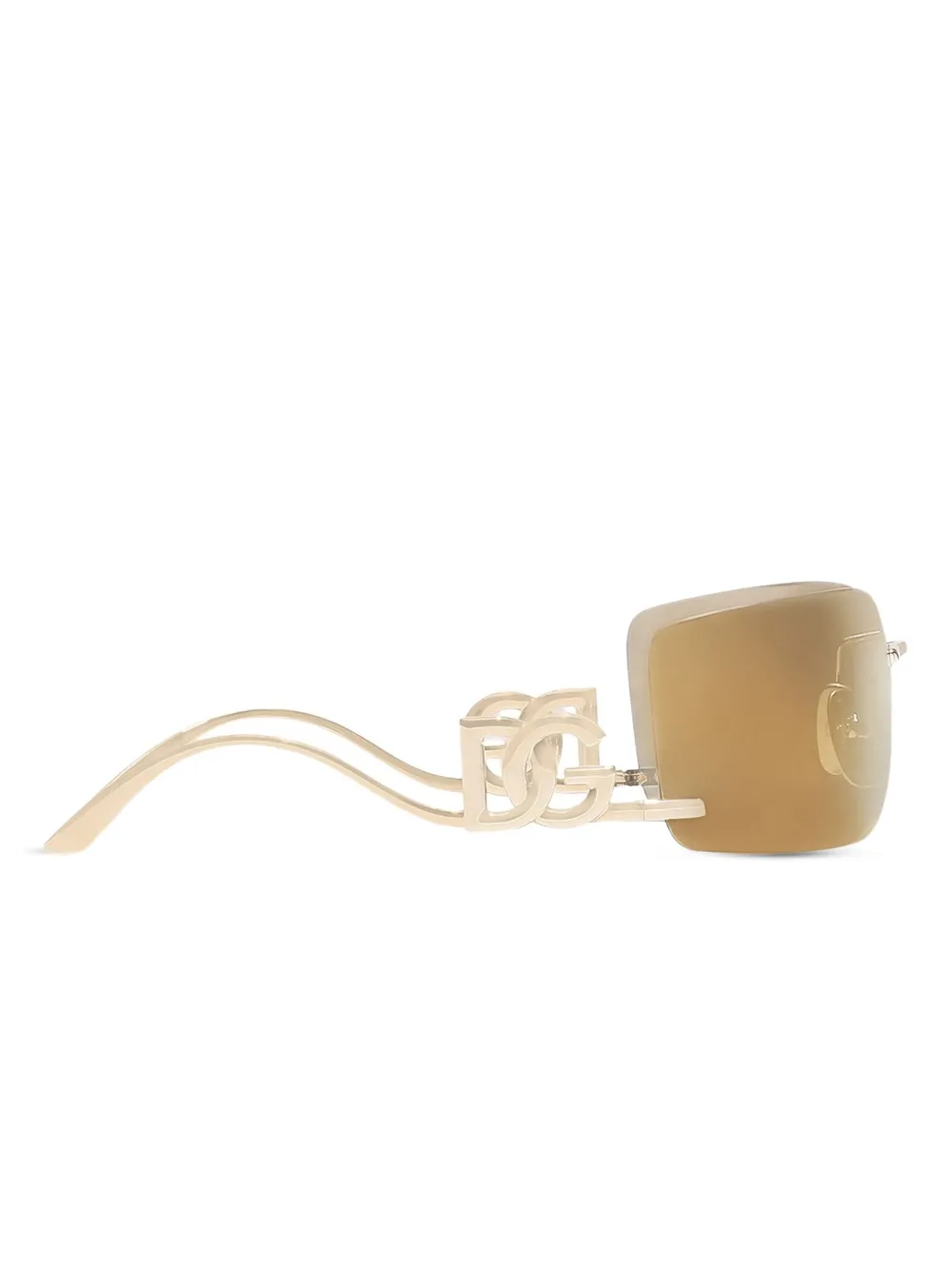 Dolce & Gabbana Eyewear Statement zonnebril Goud