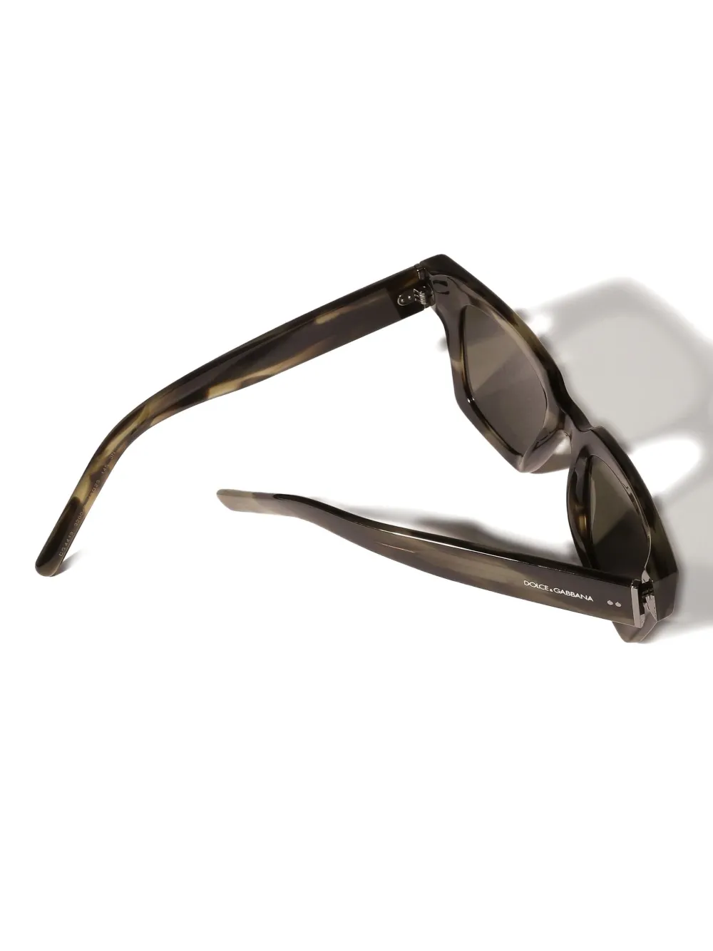 Dolce & Gabbana Tortoiseshell-pattern Sunglasses In Green