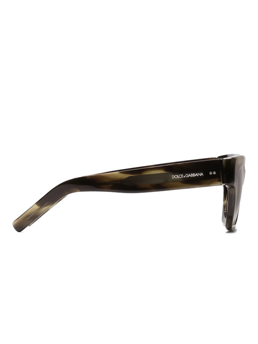 Dolce & Gabbana Tortoiseshell-pattern Sunglasses In Green
