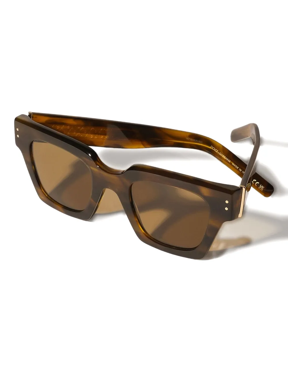 Dolce & Gabbana Square-frame Sunglasses In Brown