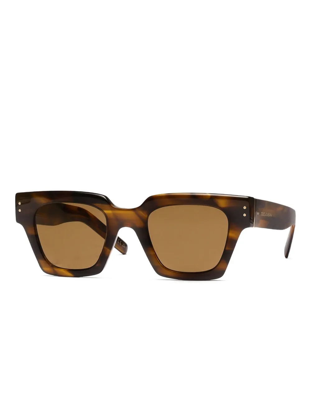 Dolce & Gabbana Eyewear Zonnebril met vierkant montuur - Bruin