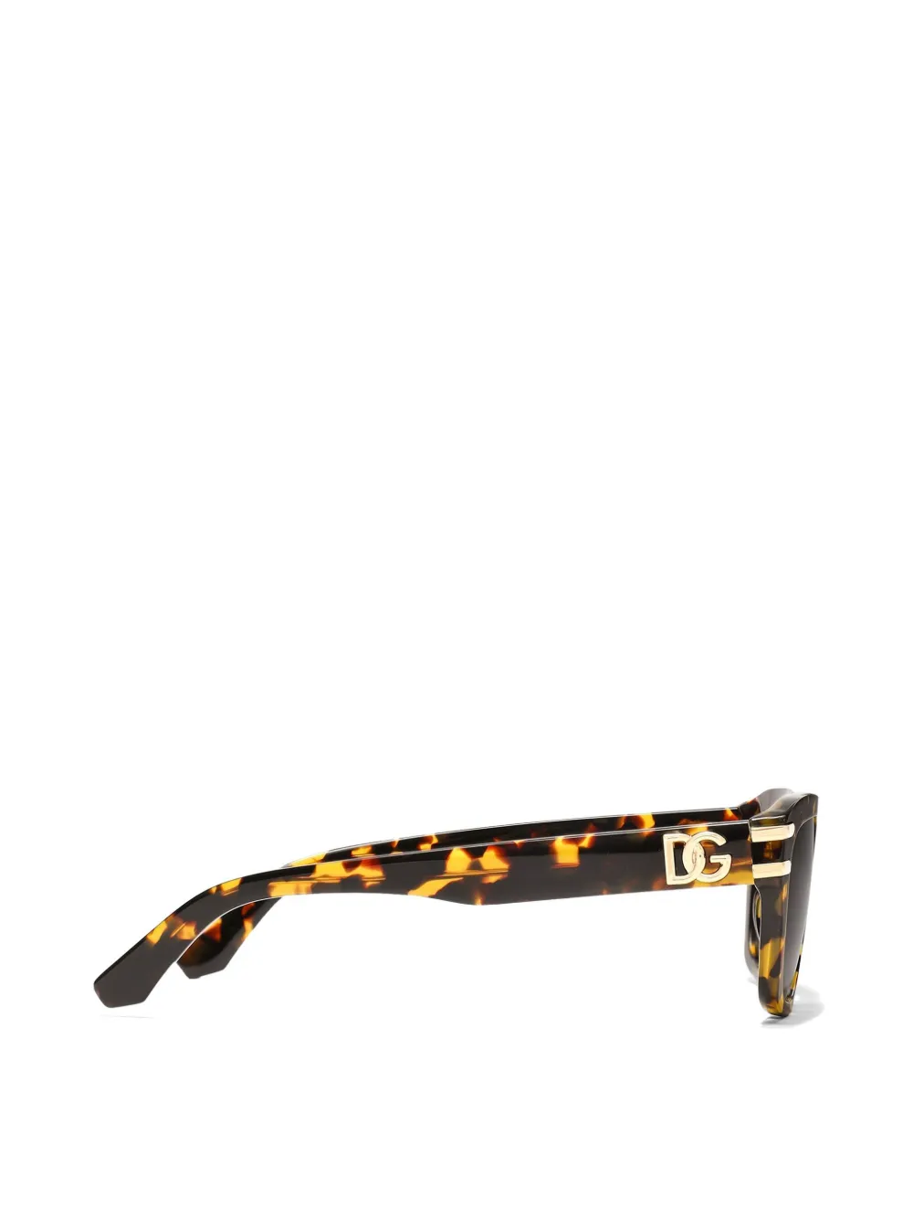 Dolce & Gabbana Eyewear Zonnebril met schildpadschild-design Bruin