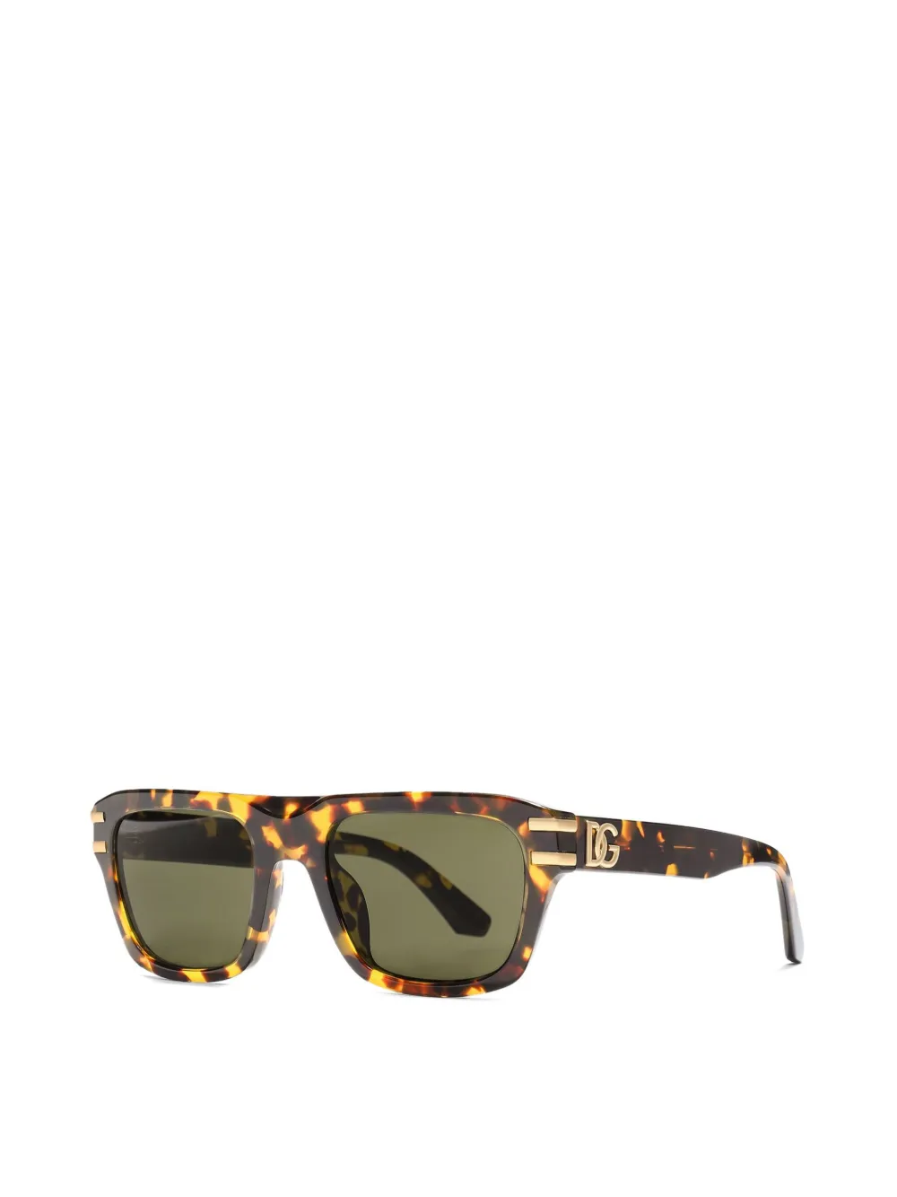Dolce & Gabbana Eyewear Zonnebril met schildpadschild-design Bruin