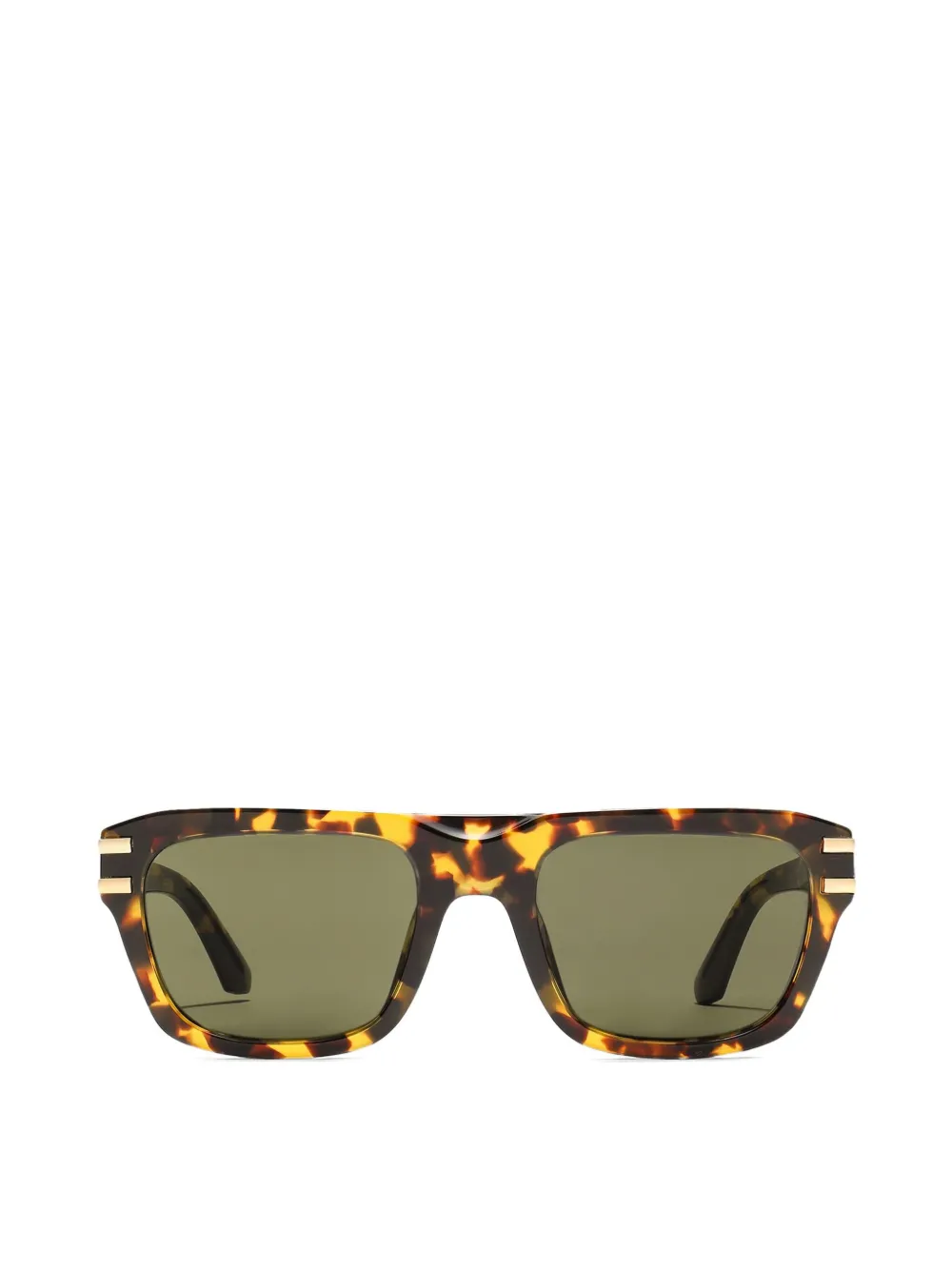 Dolce & Gabbana Tortoiseshell-accented Sunglasses In Brown