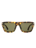 Dolce & Gabbana Eyewear tortoiseshell-accented sunglasses - Brown