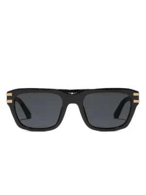 Dolce & Gabbana Eyewear DG Crossed Sunglasses | Black | FARFETCH