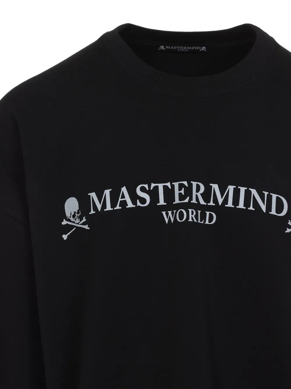 Mastermind World Sweater met doodskopprint Zwart