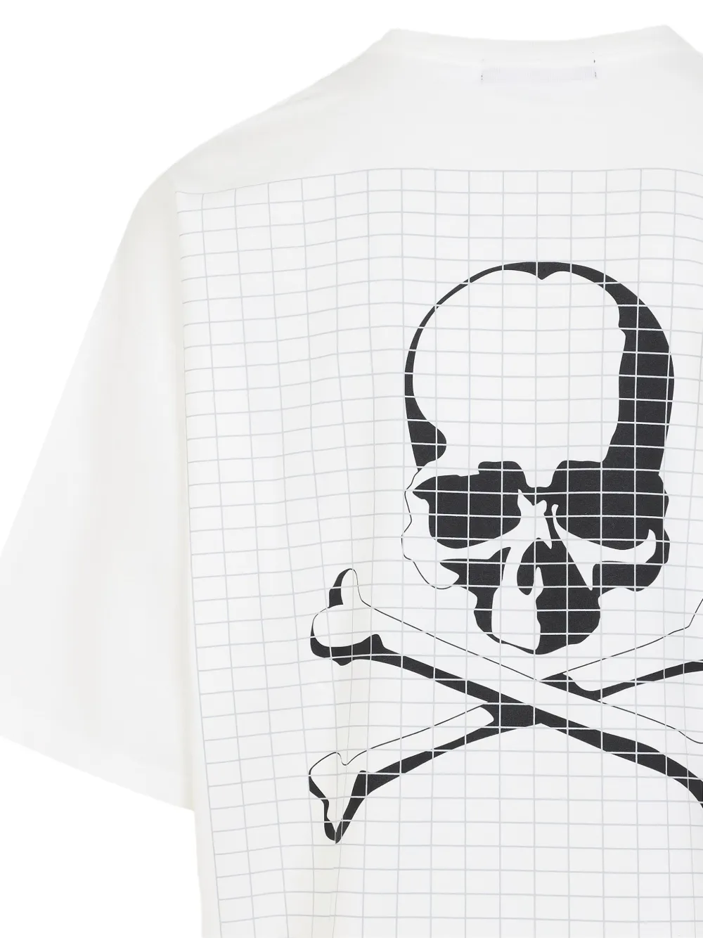 Mastermind World T-shirt met doodskopprint Wit