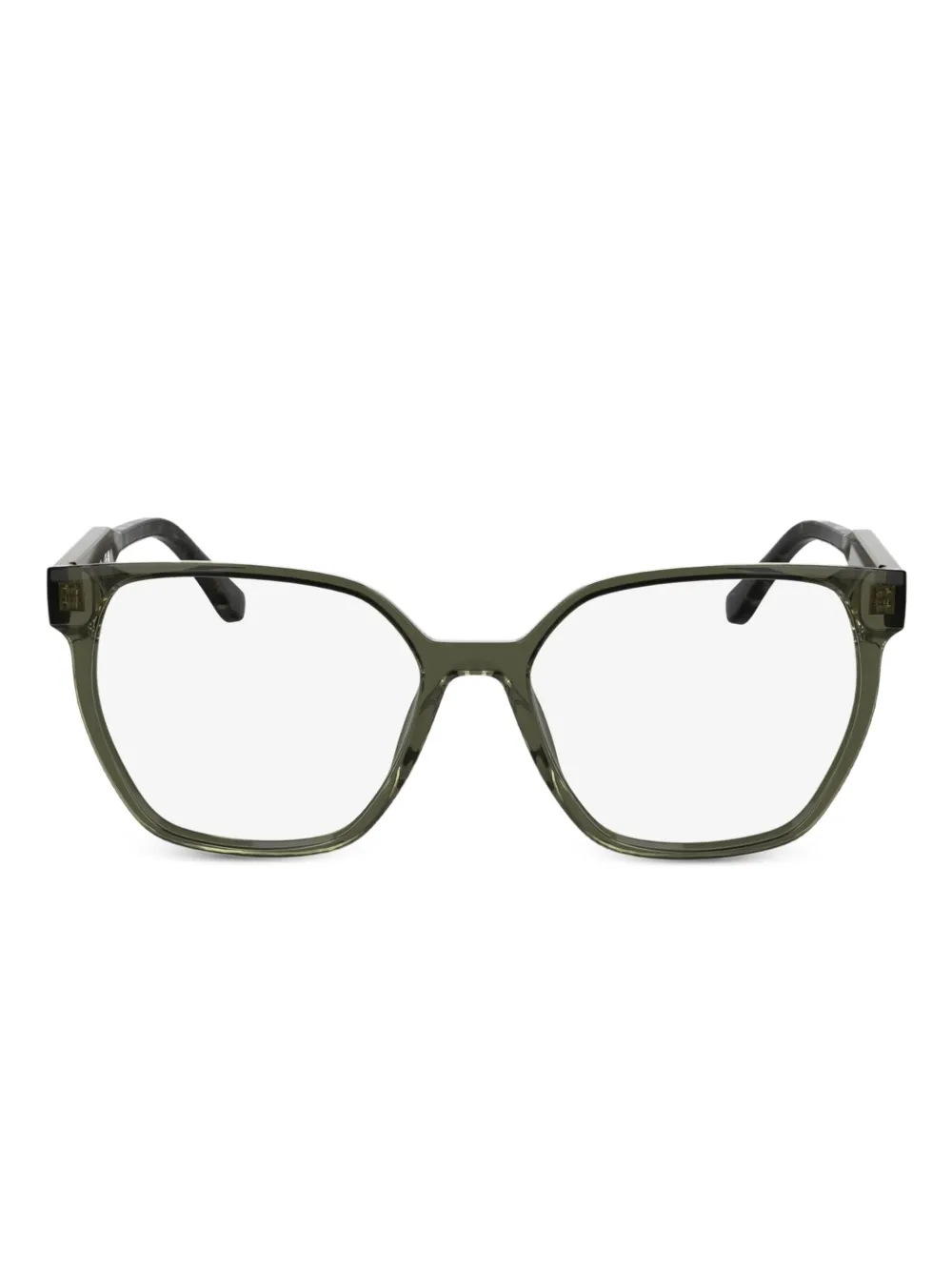 Lacoste Brille mit eckigem Gestell - Grün