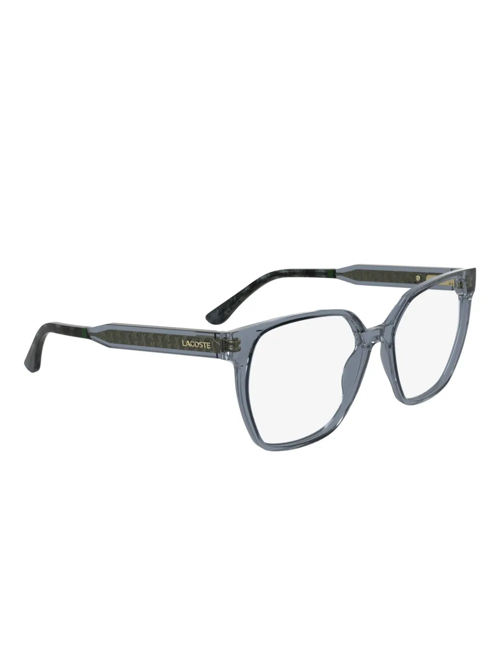 Lacoste Bril met vierkant montuur Blauw