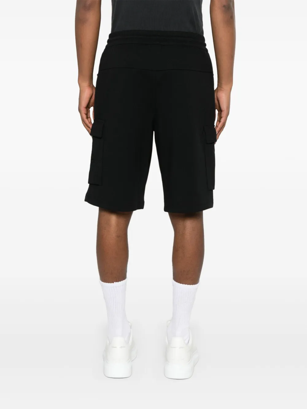 Ea7 Emporio Armani Cargo trainingsshorts Zwart