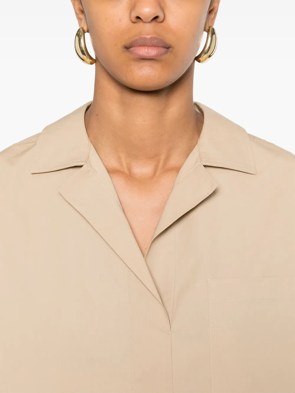 Antonelli Blouse met korte mouwen Beige