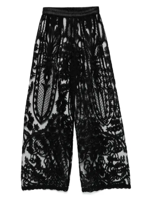 MAURIZIO MYKONOS lace trousers