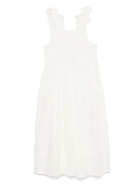 MAURIZIO MYKONOS vestido midi con detalle de nudo