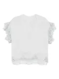 MAURIZIO MYKONOS lamé T-shirt - Grey