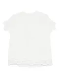 MAURIZIO MYKONOS corded lace-trim blouse - White