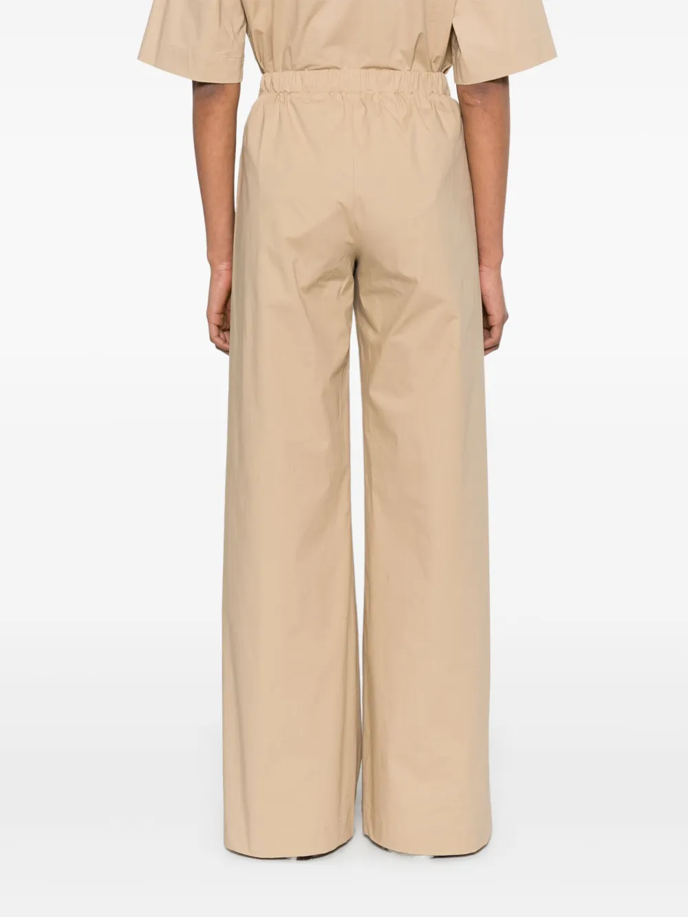 Antonelli Broek met wijde pijpen Beige