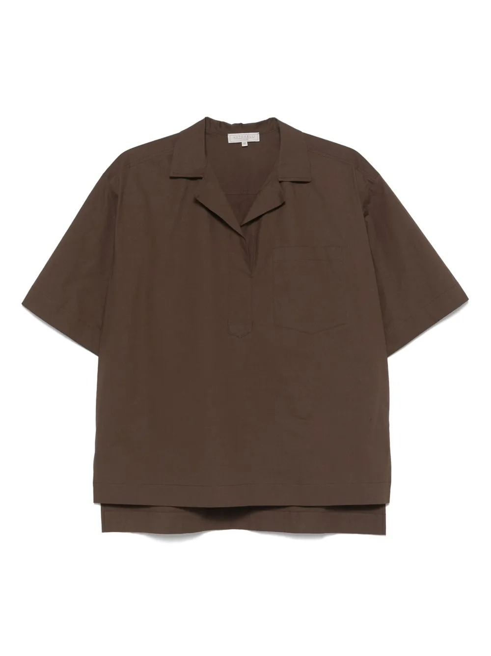 Antonelli short-sleeve blouse | Brown | Image 1