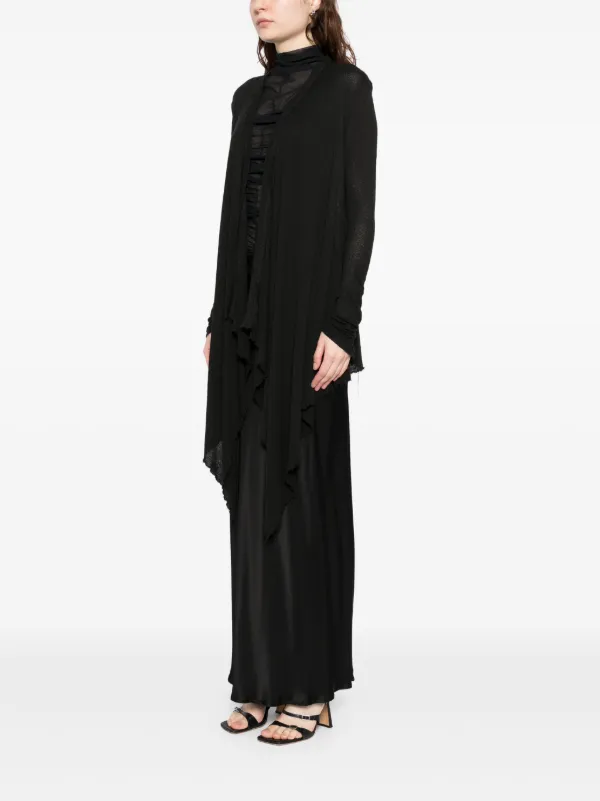 Marc Le Bihan open-front Asymmetric Cardigan | Black | FARFETCH