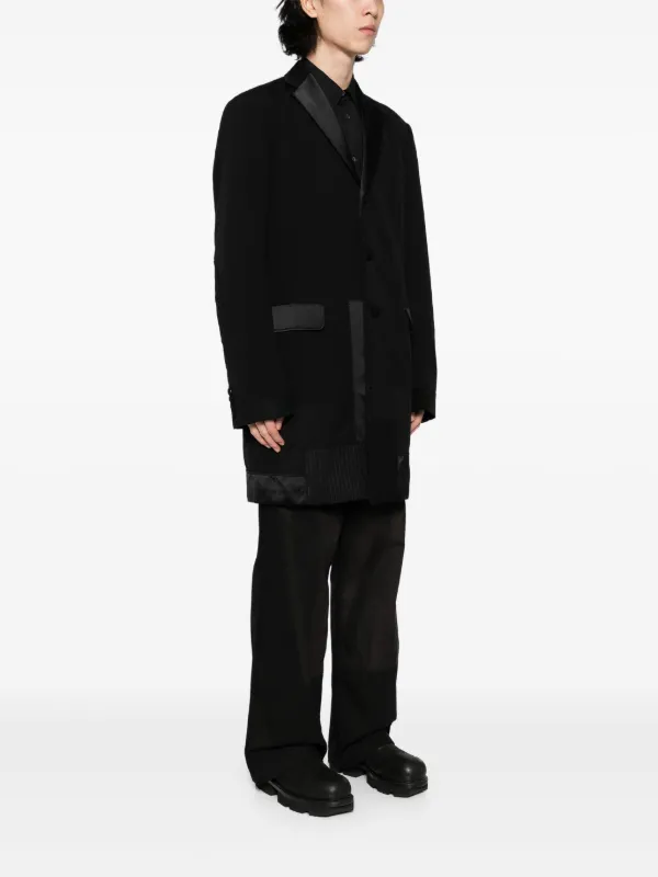 Junya Watanabe MAN パッチワーク コート | ブラック | FARFETCH JP