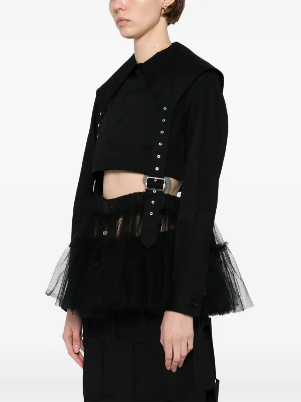 Noir Kei Ninomiya Shirt Dress | Black | FARFETCH