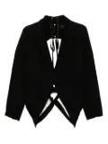 Marc Le Bihan cut-out detail jacket - Black