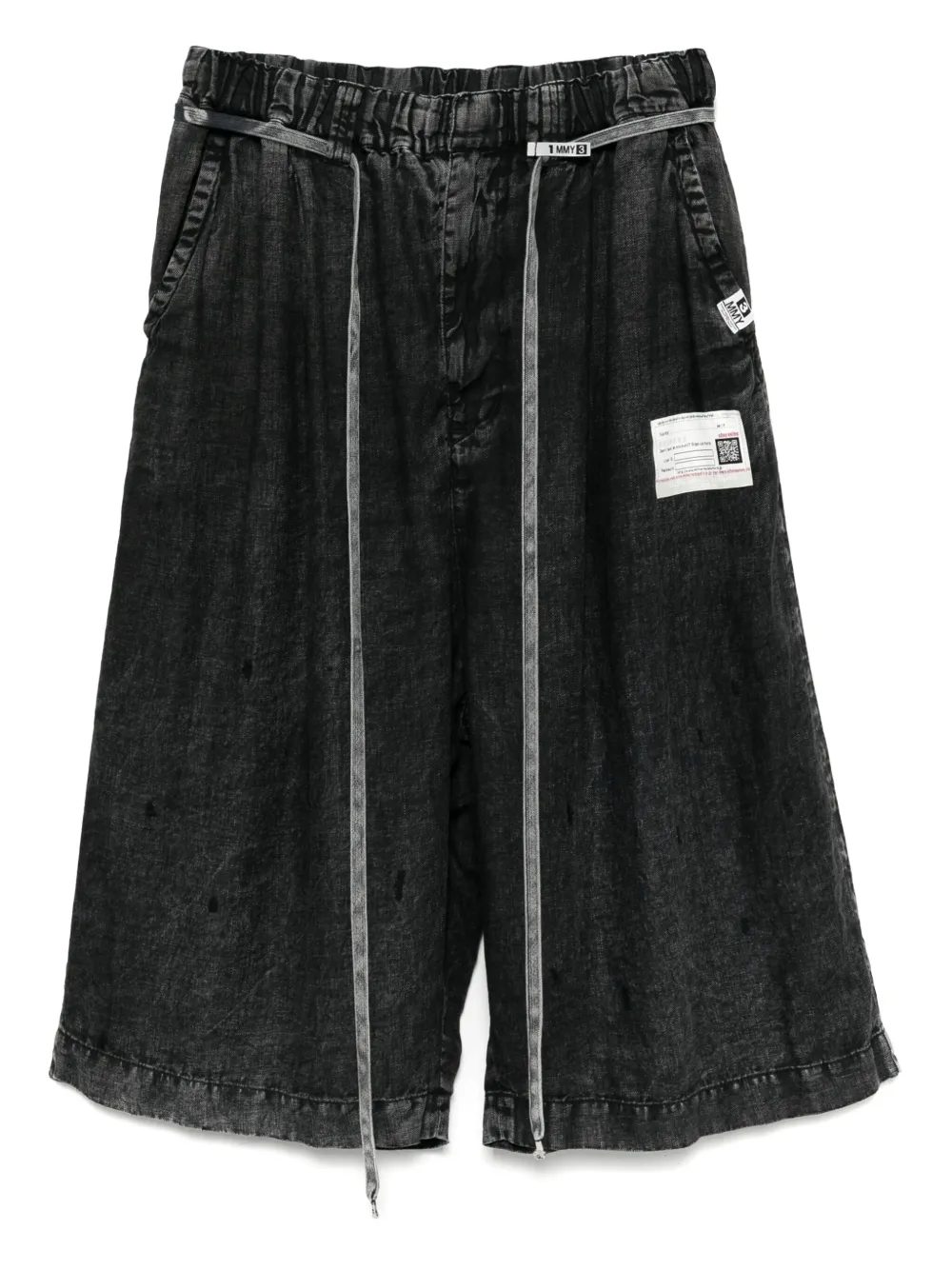 Maison MIHARA YASUHIRO drawstring shorts | Black | Image 1