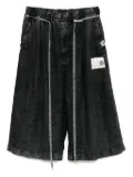 Maison MIHARA YASUHIRO drawstring shorts - Black