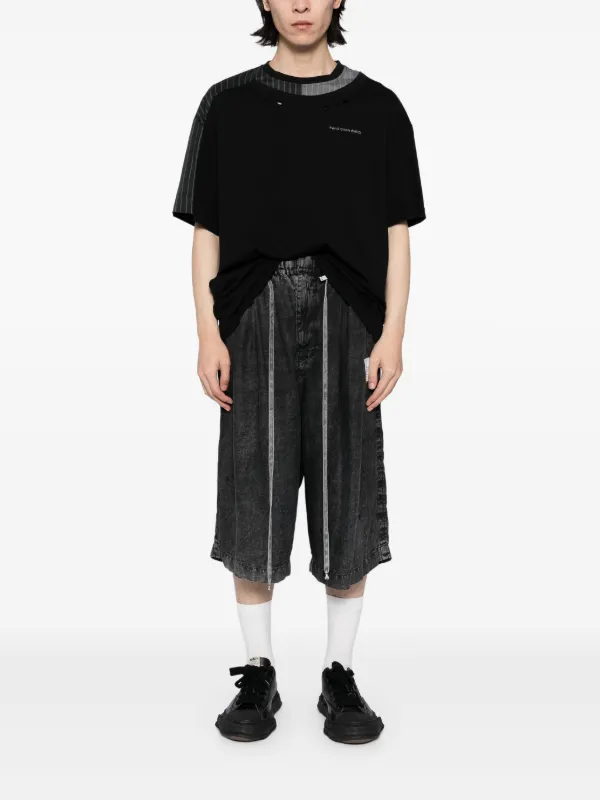 Maison MIHARA YASUHIRO ドローストリング クロップドパンツ