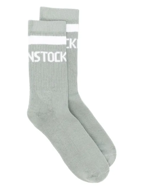 Birkenstock calcetines con logo en intarsia