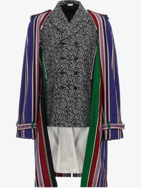 Comme des Garçons Homme Plus veste crop à superpositions