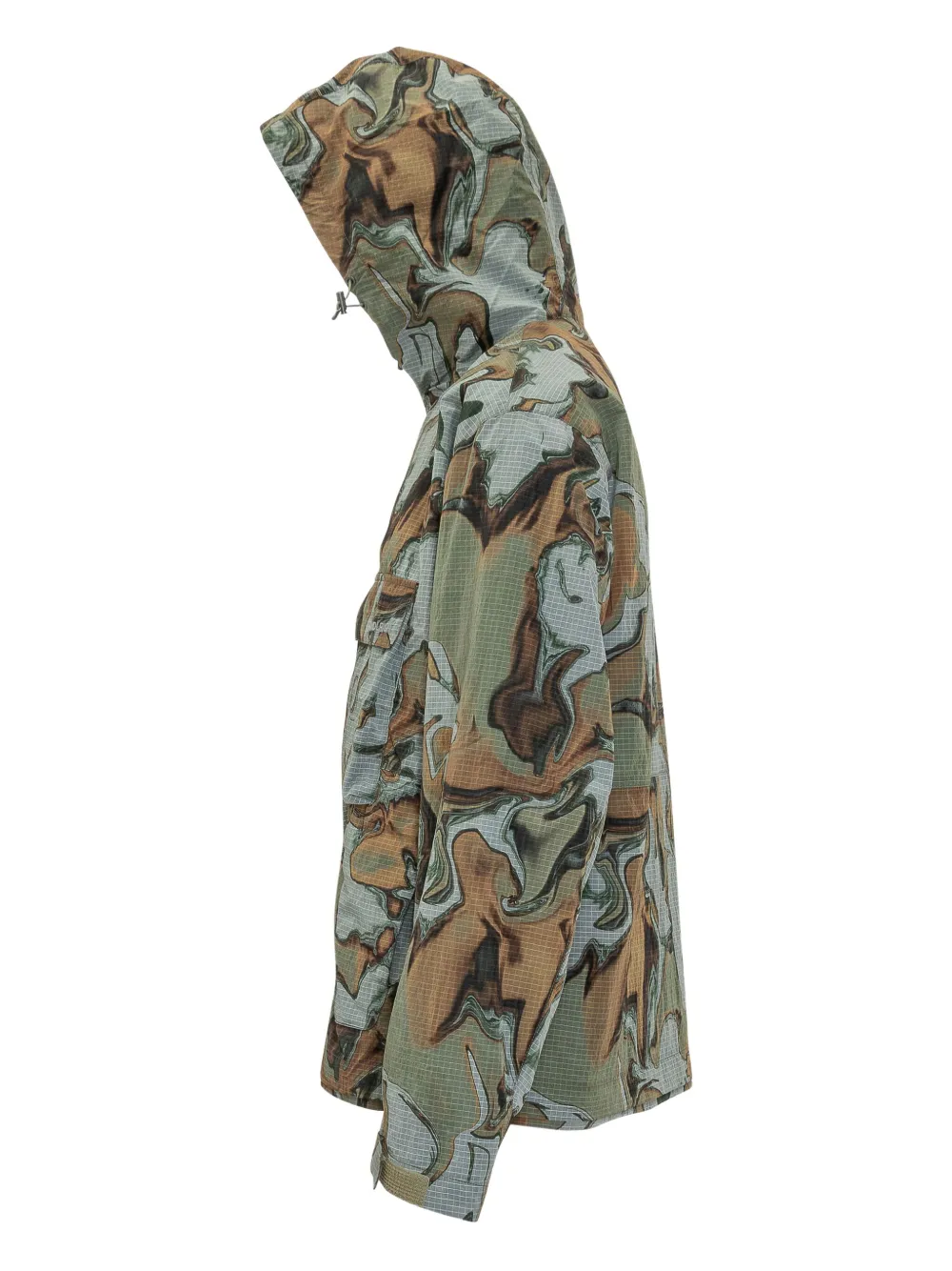 Woolrich Jack met tie-dye print Groen