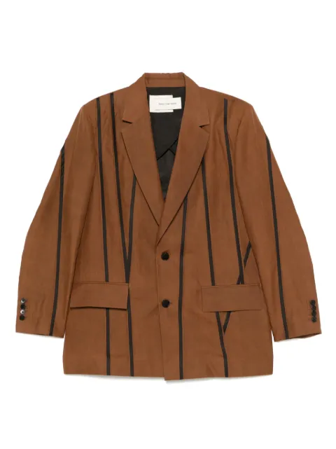 Feng Chen Wang stripe-detail blazer